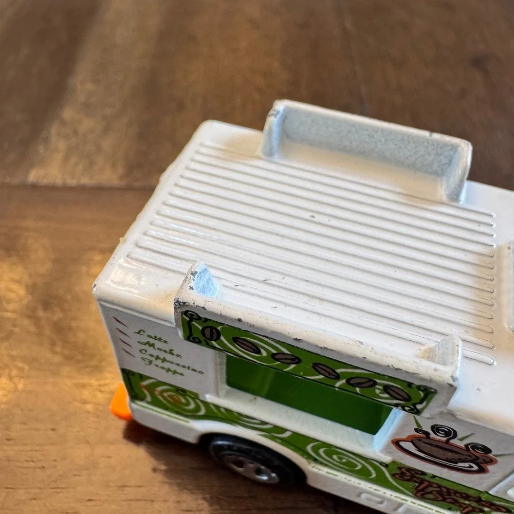 Hot Wheels Quick Bite Food Truck Espresso Stop White Coffee Van 1983 Mattel